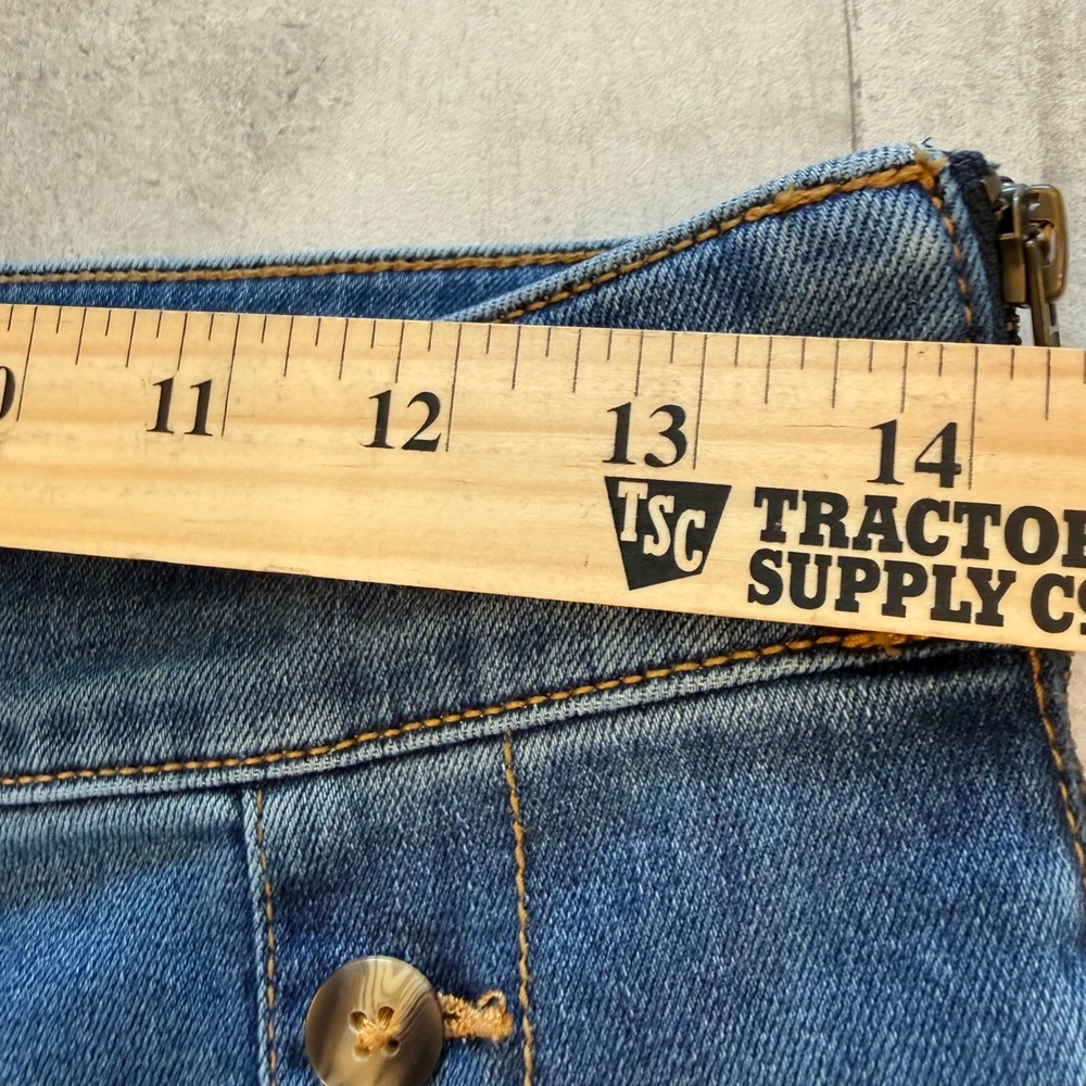 Pilcro and the Letterpress High-Waist Wide-Leg Sailor Jeans in Blue - Picture 5 of 10